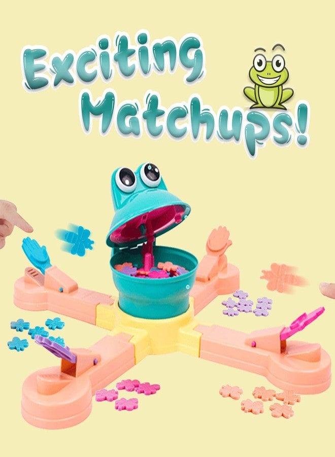 KEJIH Classic Feed Frog Board Game,Multiplayer Athletic Game,Frog Eating Bugs Game,Exercise The Speed of The Reaction Toy,Surprise Exciting Family and Friend Party Games,Suitable for Kid - Image 3